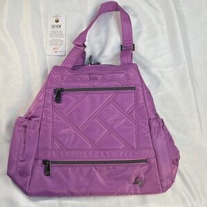 NWT Lug Skyhop Convertible Backpack - Acai Berry
